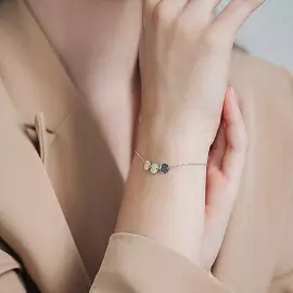 Браслет БМО8003Ж серебро Круг_1