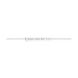 Браслет 94050954 серебро Make love not war_2