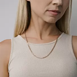 Цепь 530506023 золото Пустотелая_2