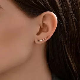 Серьги каффы 0200503 золото_1