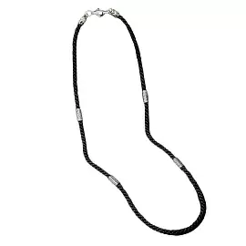 Шнур текстильный 718940-50 серебро Спаси и сохрани_0