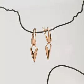 Серьги подвесные 025232-1000 золото_2