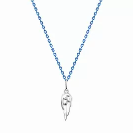 Колье 94071340 серебро перо_0