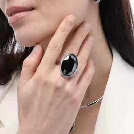 Кольцо один камень SW000095R-027R-7 ювелирный сплав_2