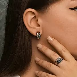 Серьги 02500390032П золото_1