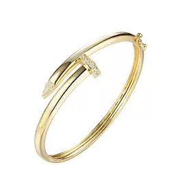 Браслет жесткий 0420913789gp серебро Картье Гвоздь_0