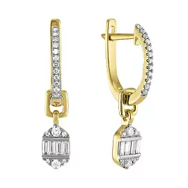 Серьги подвесные E101-E48359Y.W золото_0