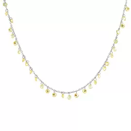 Колье 17-1306-W ювелирный сплав_0