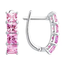 Серьги дорожка 94027060 серебро_0