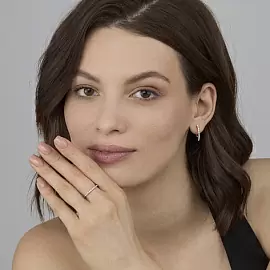 Серьги дорожка 26440-100 золото_2