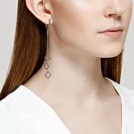 Серьги подвесные 94024286 серебро_1