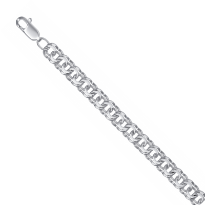 Цепь НЦ22-056Ю-3 d1.00 серебро Полновесный