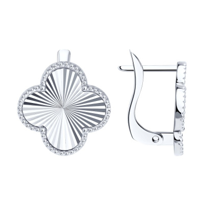 Серьги 0200602-3 золото Ван Клиф