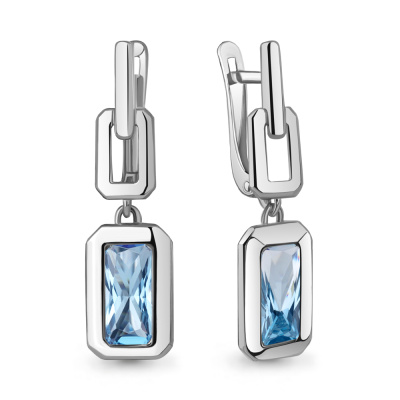 Серьги подвесные 4963792.5 серебро