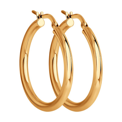Серьги конго 029868 золото