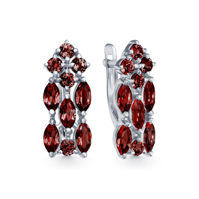 Серьги 204877-006-0019 серебро