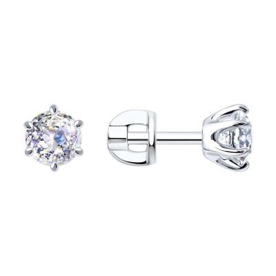 Серьги пусеты 94027714 серебро