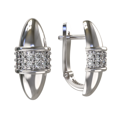 Серьги 1033442-01210 серебро