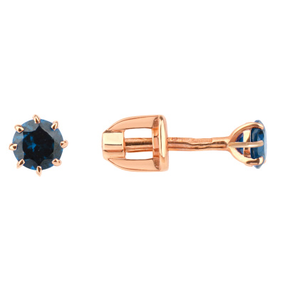 Серьги пусеты 24690072 золото