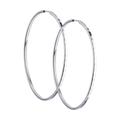 Серьги конго 94140094 серебро