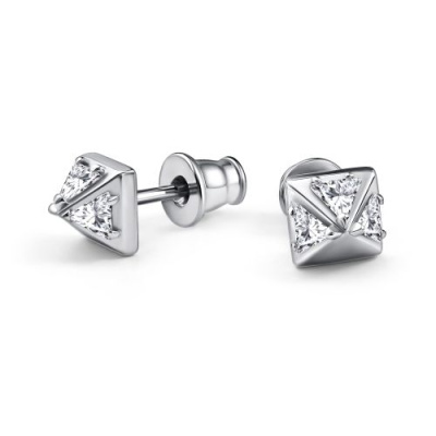 Серьги пусеты 02-4755.00КЦ-00 серебро Шипы