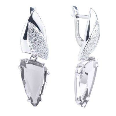 Серьги подвесные С-0280 гх серебро