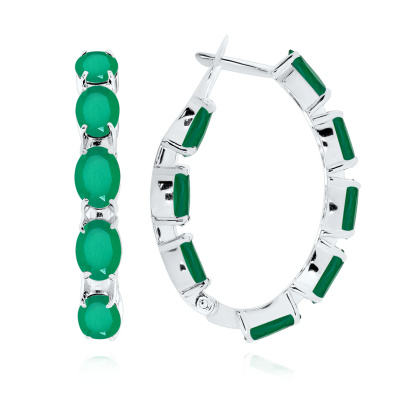 Серьги конго 2340391183-60 серебро