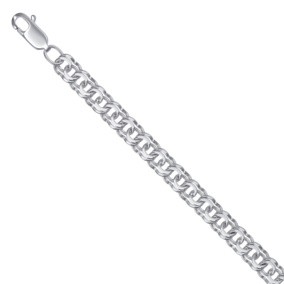 Цепь НЦ22-052Ю-3 d0.80 серебро Полновесная