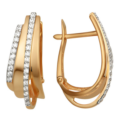 Серьги 40163000 золото