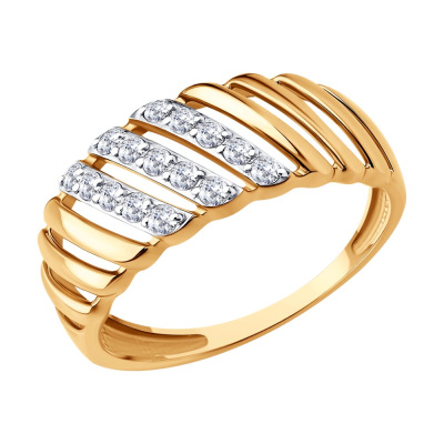 Кольцо 019810 золото