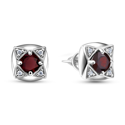 Серьги пусеты 02-5694.00ГР-00 серебро
