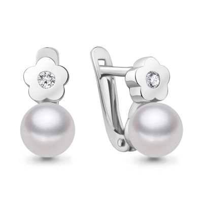 Серьги 48871А.5 серебро