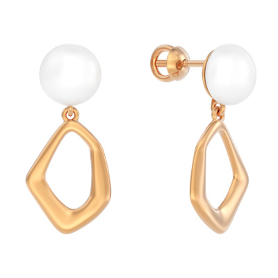 Серьги подвесные 1050592-11250 золото