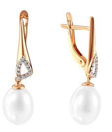 Серьги 290-1-935Р золото