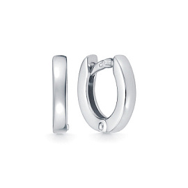 Серьги основа С11К1505В серебро Колечки