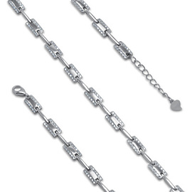 Браслет 041136800a серебро