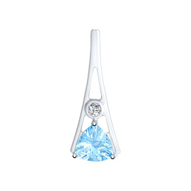 Подвеска 92030555 серебро