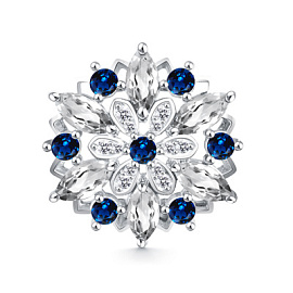 Подвеска 307929-901-0019 серебро Цветок