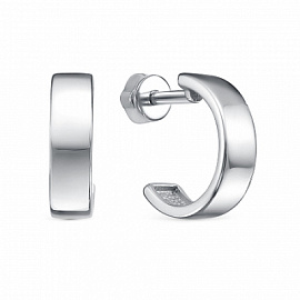 Серьги конго СБК1744В серебро