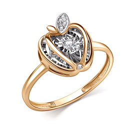 Кольцо 01-11-51216-31-00 золото Яблоко