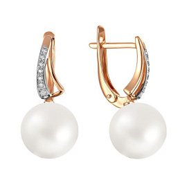 Серьги 290-1-1062Р  золото