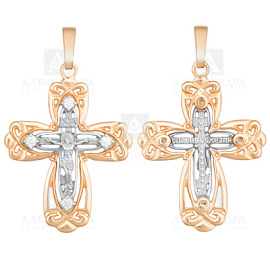 Крест христианский Кр133 золото Полновесный