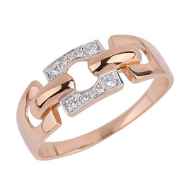 Кольцо 23863 золото