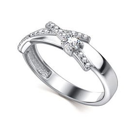 Кольцо 01-4735.00КЦ-00 серебро