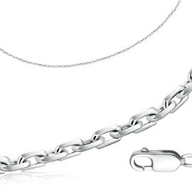 Цепь 81045141445 серебро Полновесная