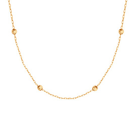 Колье Т100112200 золото Шар