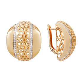 Серьги кл4401а-01 золото