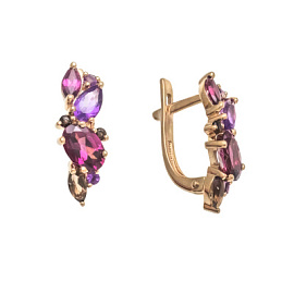 Серьги С120-1381М1 золото