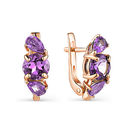 Серьги 2-680 ам золото