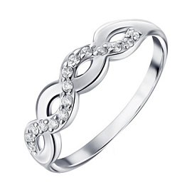 Кольцо к105008р серебро